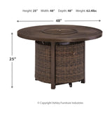 Chatham Railroad  - Medium Brown - 5 Pc. - Conversation Set with 4 Swivel Lounge Chairs
