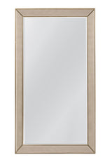 Beaded Leaner - Mirror - Gold - Antique Gold