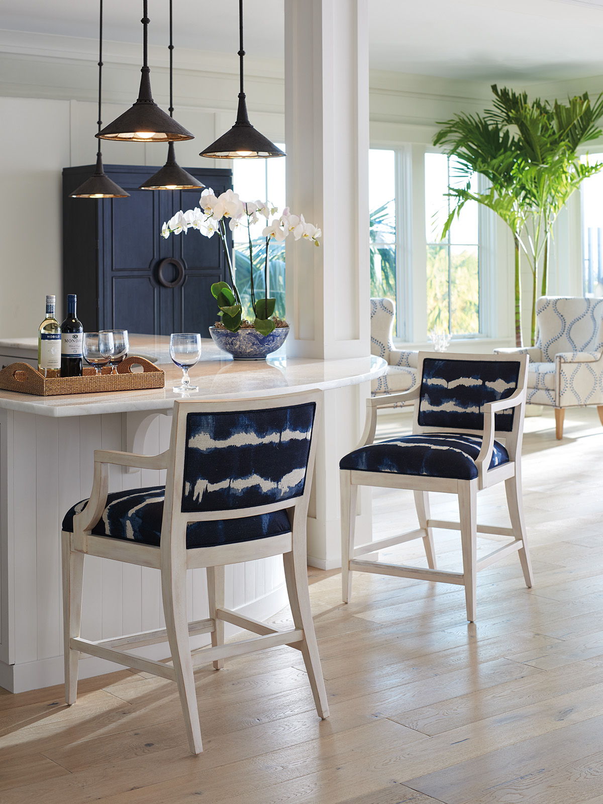 Newport - Eastbluff Upholstered Counter Stool