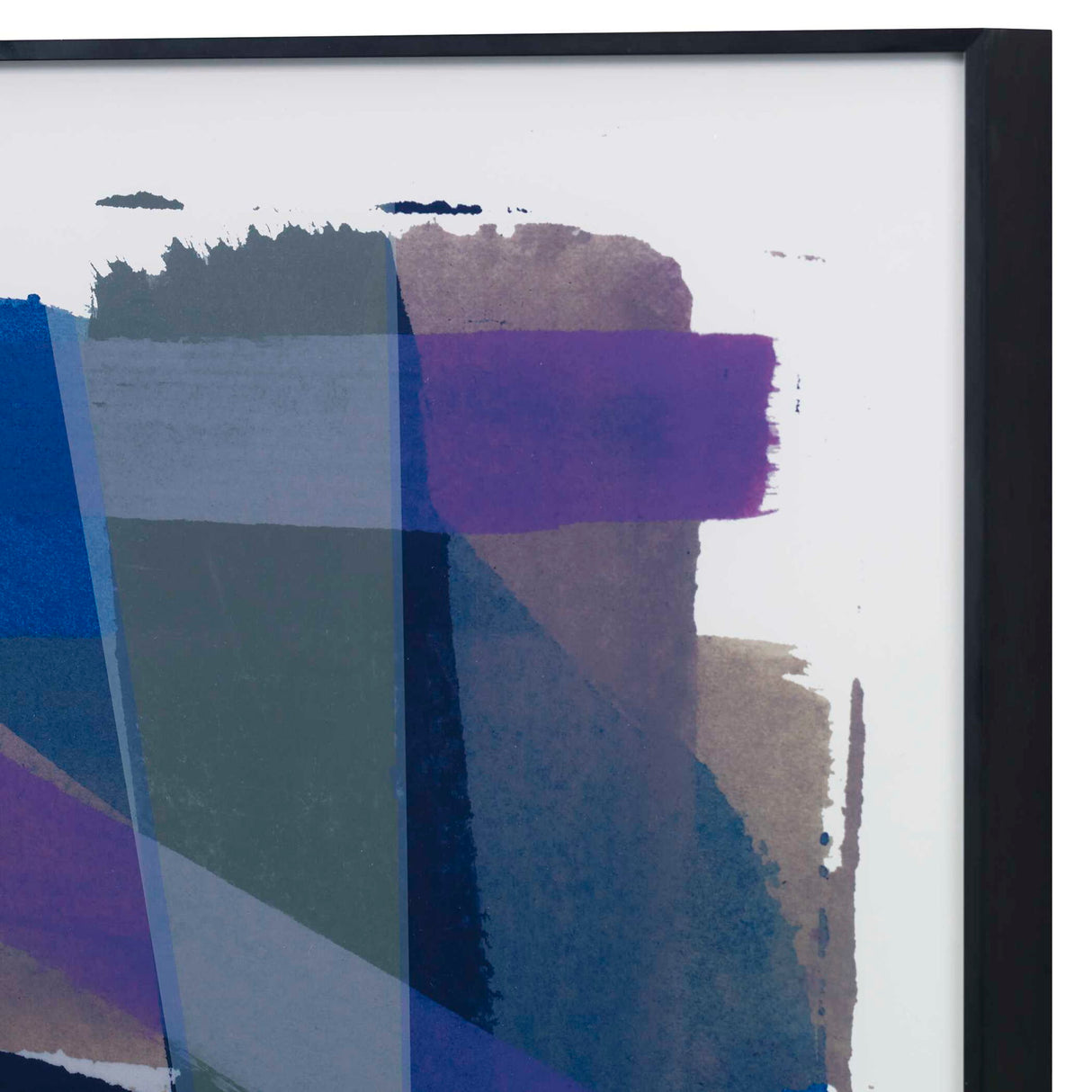 Vivacious - Abstract Framed Prints, Set Of 2 - Blue
