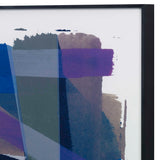 Vivacious - Abstract Framed Prints, Set Of 2 - Blue