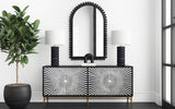 Tally - Server - Sandblasted Black With Black And White Bone