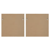 Glacial Coast - Framed Prints, Set Of 2 - Light Brown