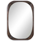 Sheldon - Mid-century Mirror - Brown, Dark