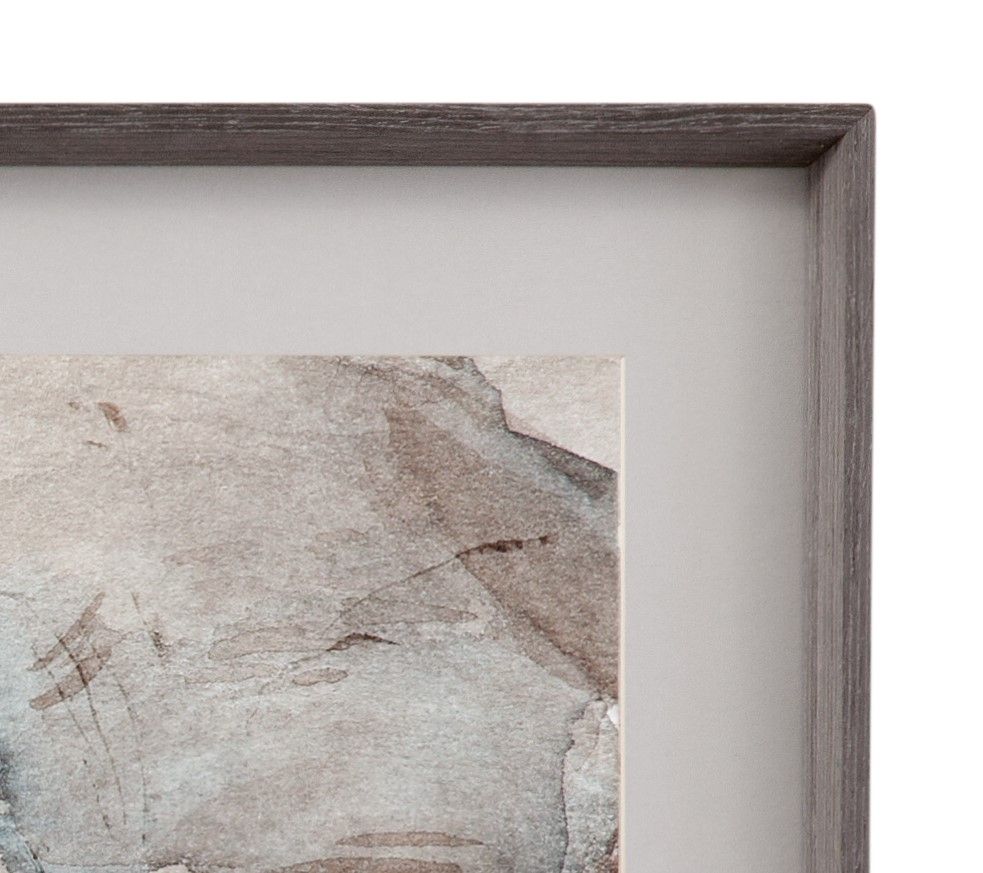 Elephant Grooves Framed Print (Set of 2) - Gray