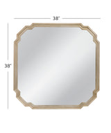 Mimosa - Wall Mirror - Ant Silver Leaf