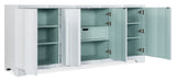 Melange - Corinth 4-Door Entertainment Console - White