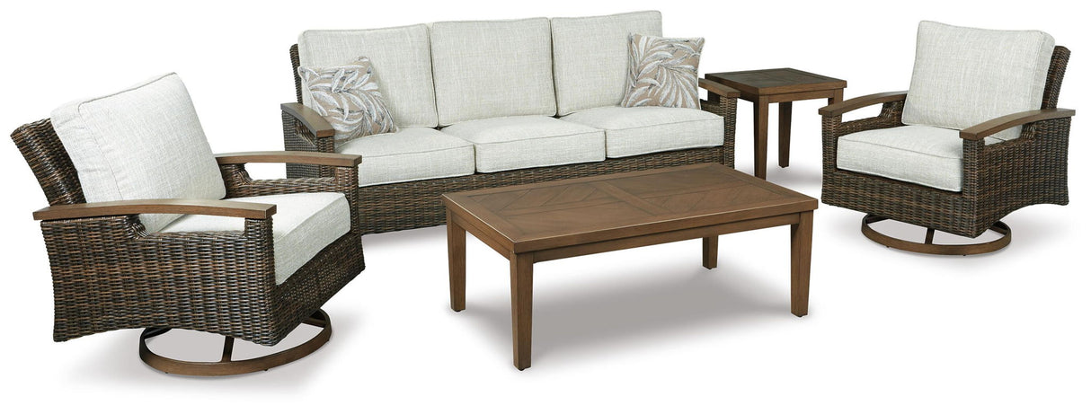 Chatham Railroad  - Medium Brown - Sofa with Cushion