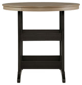 Boca Trail - Black / Driftwood - 5 Pc. - Dining Set With 4 Chairs