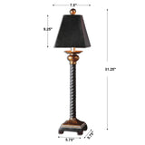 Bellcord - Buffet Lamp - Black
