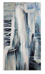 70" Blue Theory Canvas Art - Blue