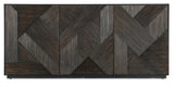 Retreat - Entertainment Credenza - Dark Brown
