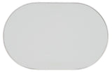 Melange - On The Bright Side Oval End Table - White