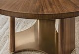 Eleana - Round Dining Table - Medium Wood
