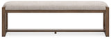 Cabalynn - Oatmeal / Light Brown - Large Uph Dining Room Bench