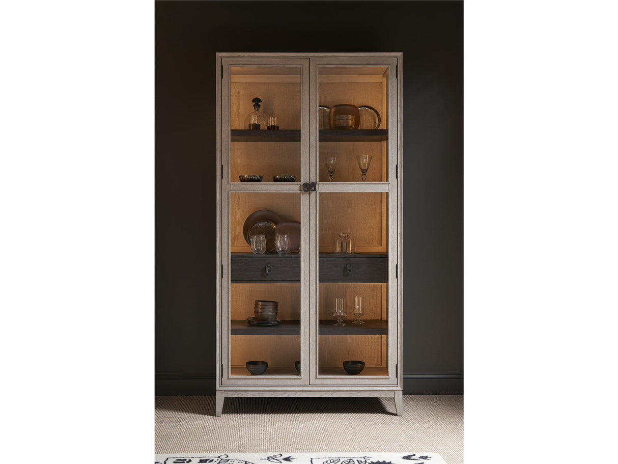 Coalesce - Canseco Display Cabinet - Pearl Silver