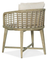 Surfrider - Barrel Back Chair - Beige / Light Brown