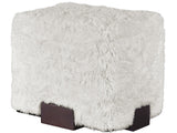 Erinn V x Universal - Wilshire Ottoman - White