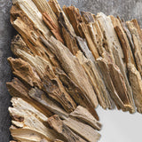 Teak Branch - Rectangular Mirror - Light Brown