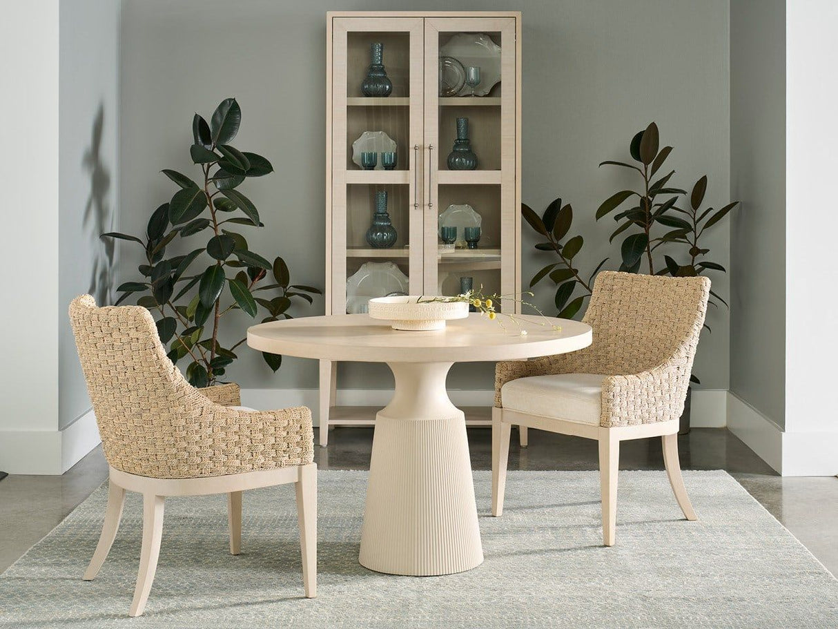 Birchaven - Pedestal Table - Beige