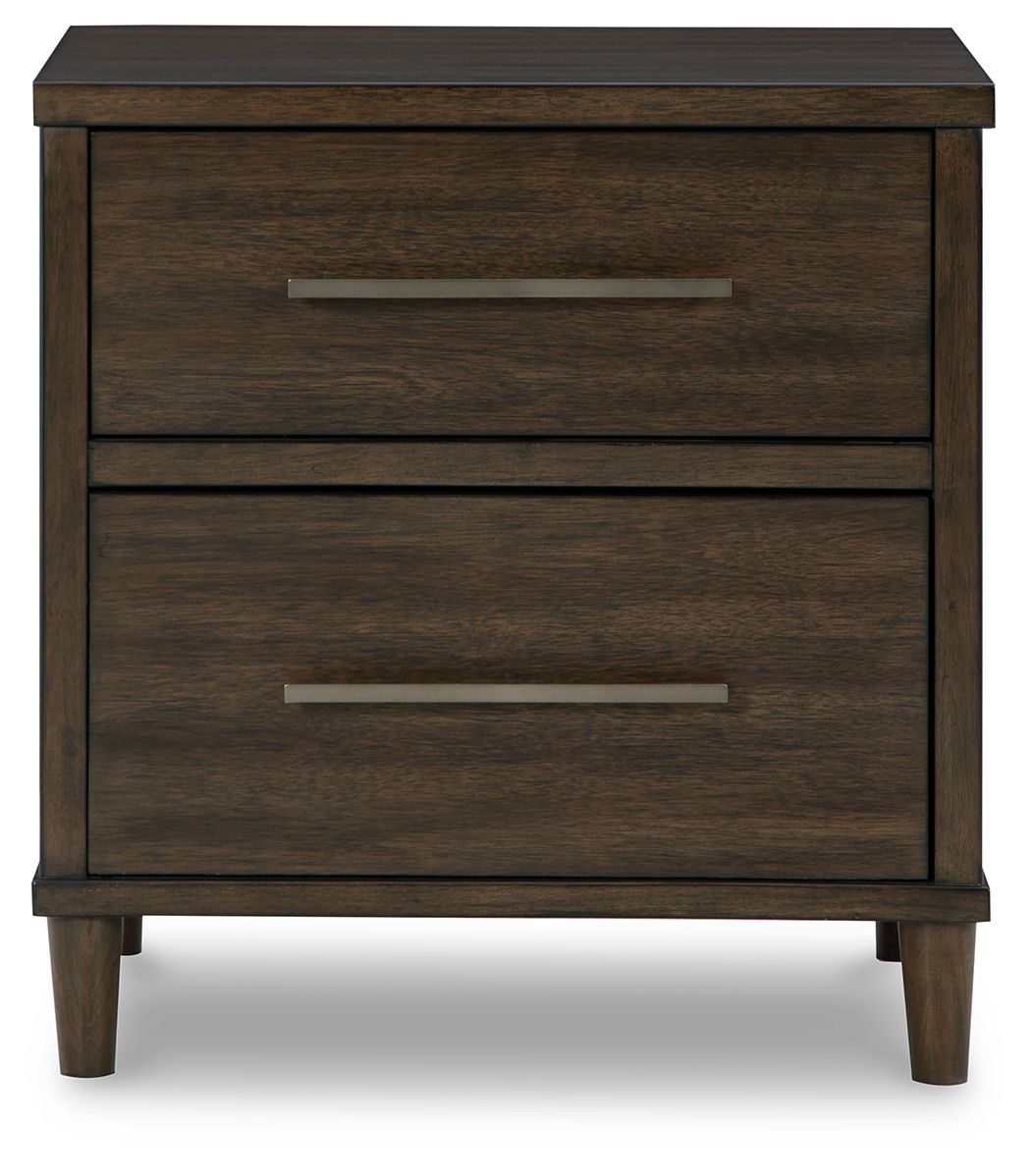 Wittland - Brown - Two Drawer Night Stand
