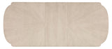 Nouveau Chic - Rectangle Dining Table With 1-22" Leaf - Light Brown