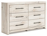 Lawroy - Six Drawer Dresser - Light Natural