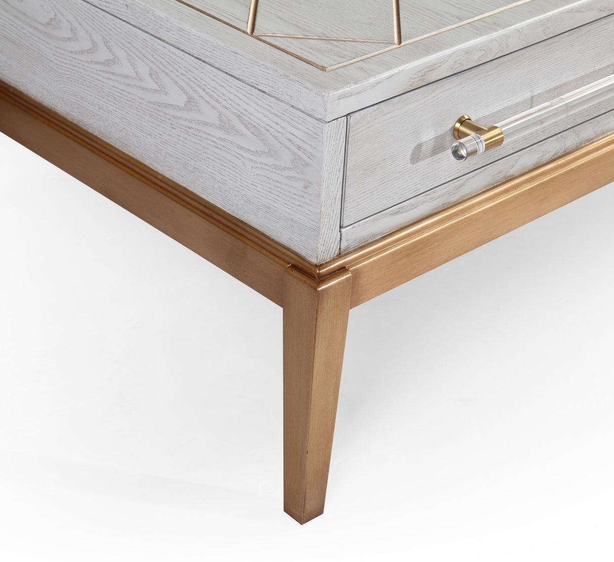 Perrine - Rectangle Cocktail Table - Silver