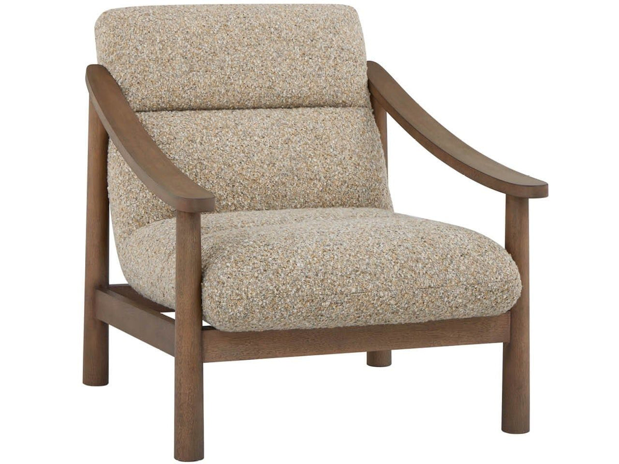 Colt - Occasional Chair - Beige / Dark Brown
