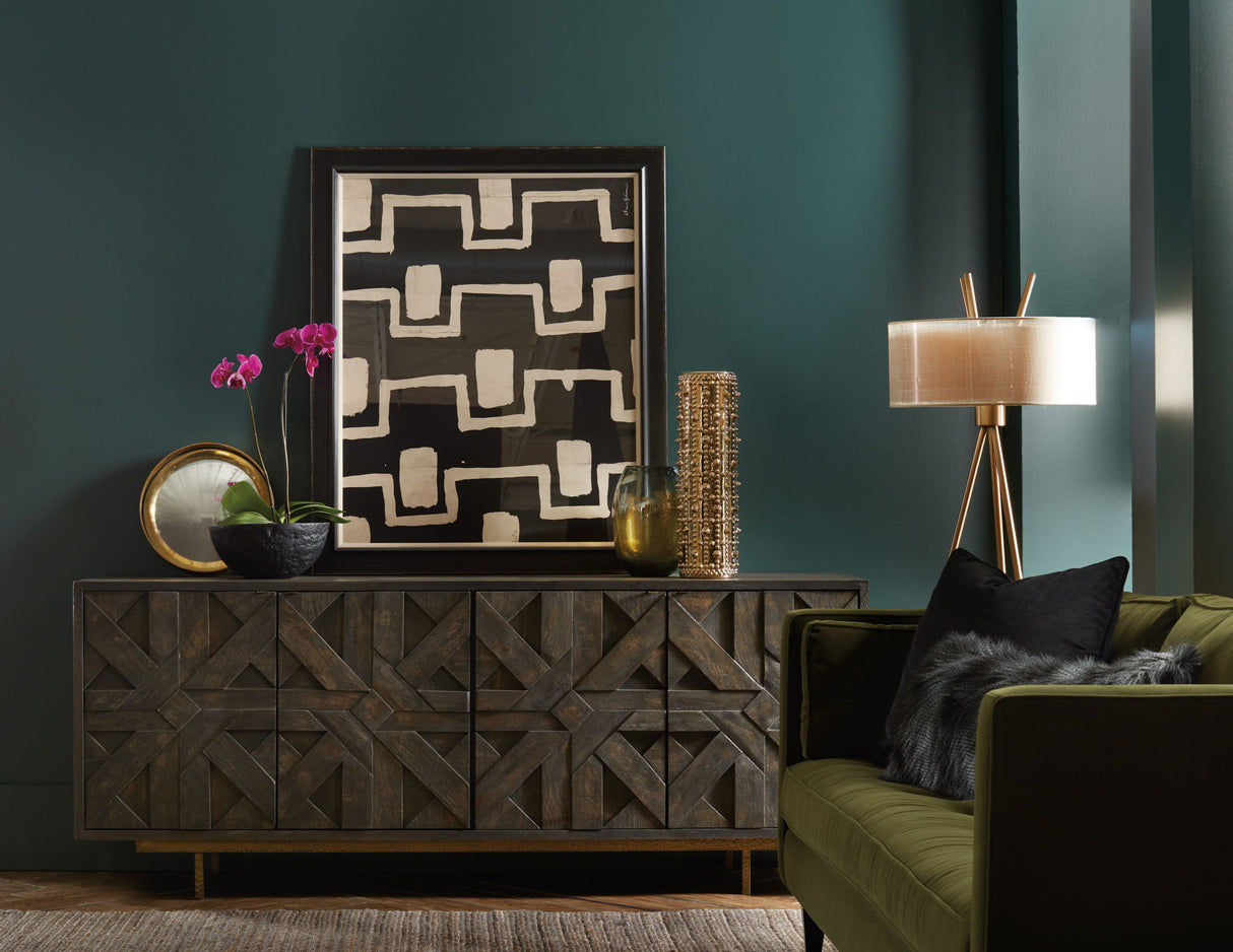 Commerce And Market - Layers Credenza - Dark Gray