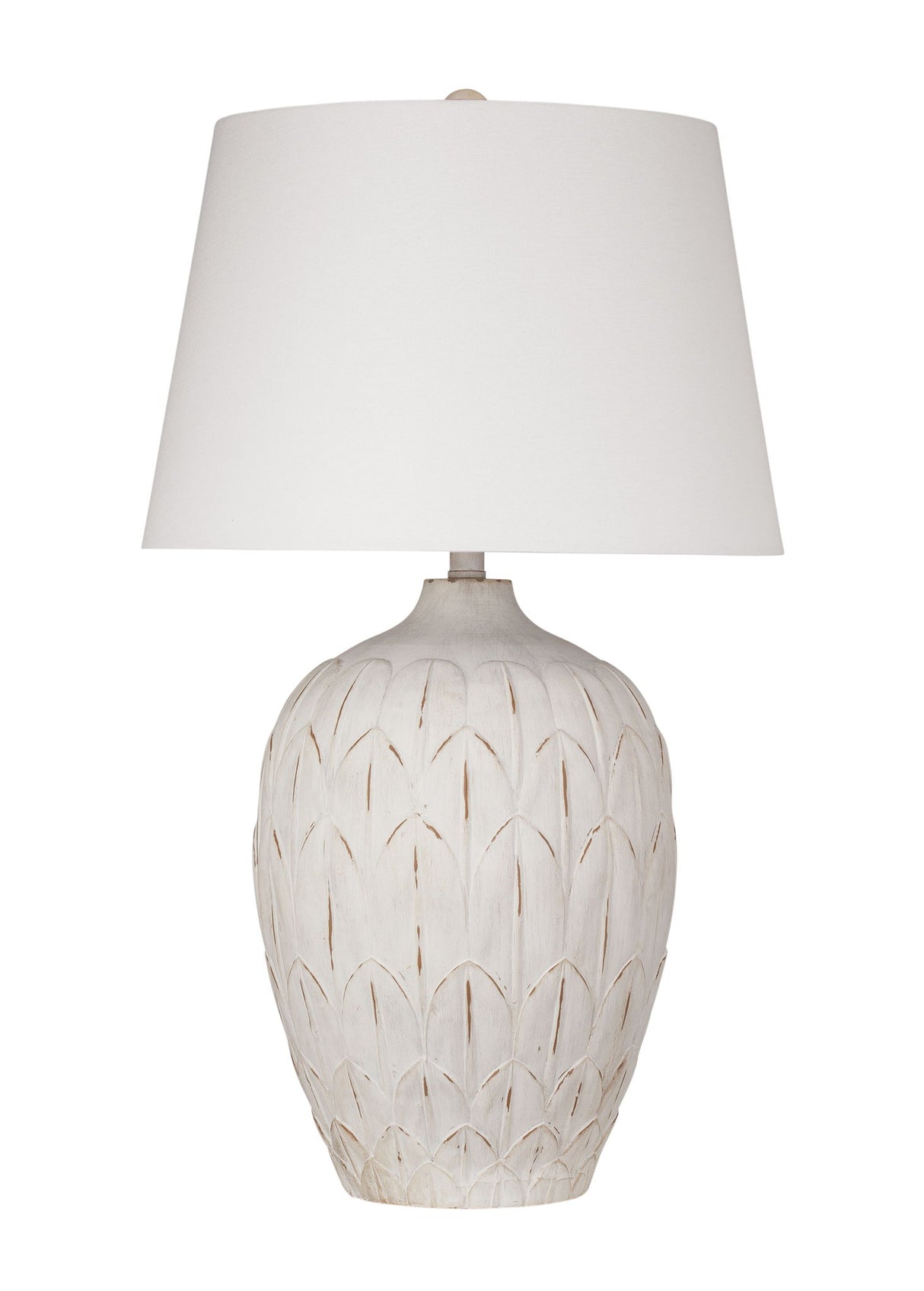 Deveron - Table Lamp - Distressed Cream
