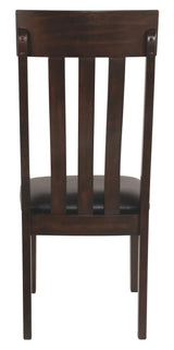Haddigan - Dark Brown - Dining Uph Side Chair (Set of 2)