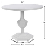 Kabarda - Foyer Table - White