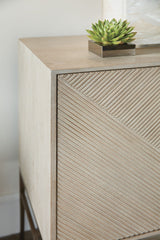 Cascade - Credenza With Metal Legs - Light Brown