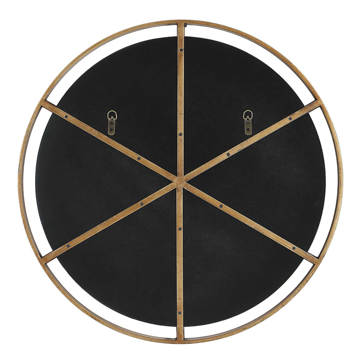 Mirror With Gold Finish On Frame - Dark Bronze