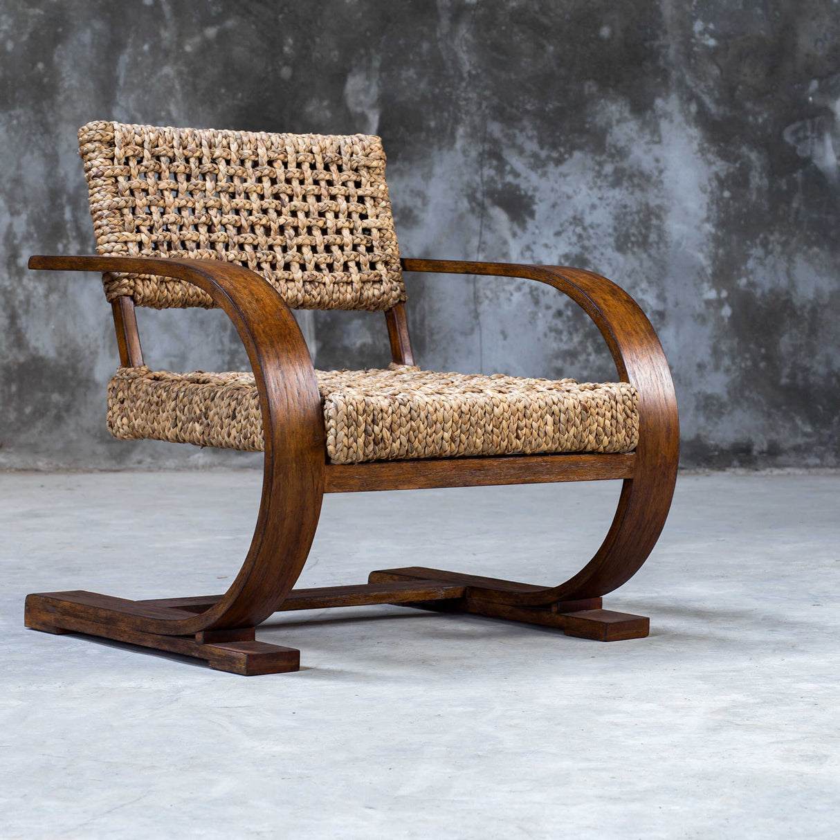 Rehema - Natural Woven Accent Chair - Beige