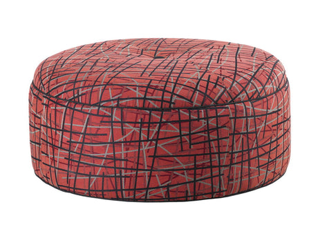 Lexington Upholstery - Reid Ottoman - Dark Gray