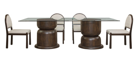 Dining Table - Rustic Mango / Antique Bronze