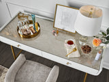 Love. Joy. Bliss.-Miranda Kerr Home - Allure Vanity Desk - White