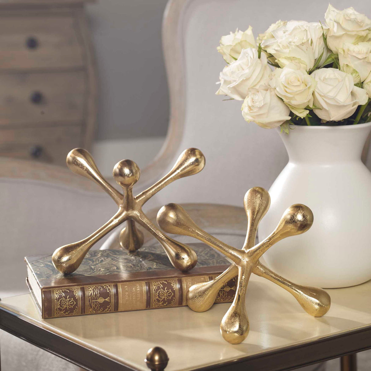 Harlan - Objects Set Of 2 - Brass