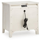 Darbonton - Two Drawer Night Stand - Dove White