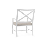 Bristol - Dining Chair, With Self Welt - Canvas Flax / White