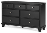 Lanolee - Dresser - Black