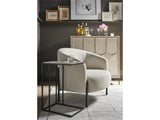 Coalesce - Odessa Bar Cabinet - Pearl Silver
