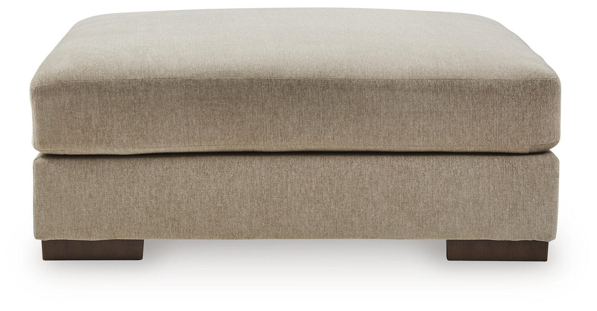 Linenhause - Oversized Accent Ottoman - Dune