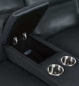 MS - Nelson Zero Gravity Power Console Loveseat With Power Headrests And Lumbar