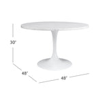 Dunham - Dining Table - White