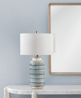 Brizi - Table Lamp - Blue / Cream