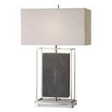 Sakana - Textured Table Lamp - Gray