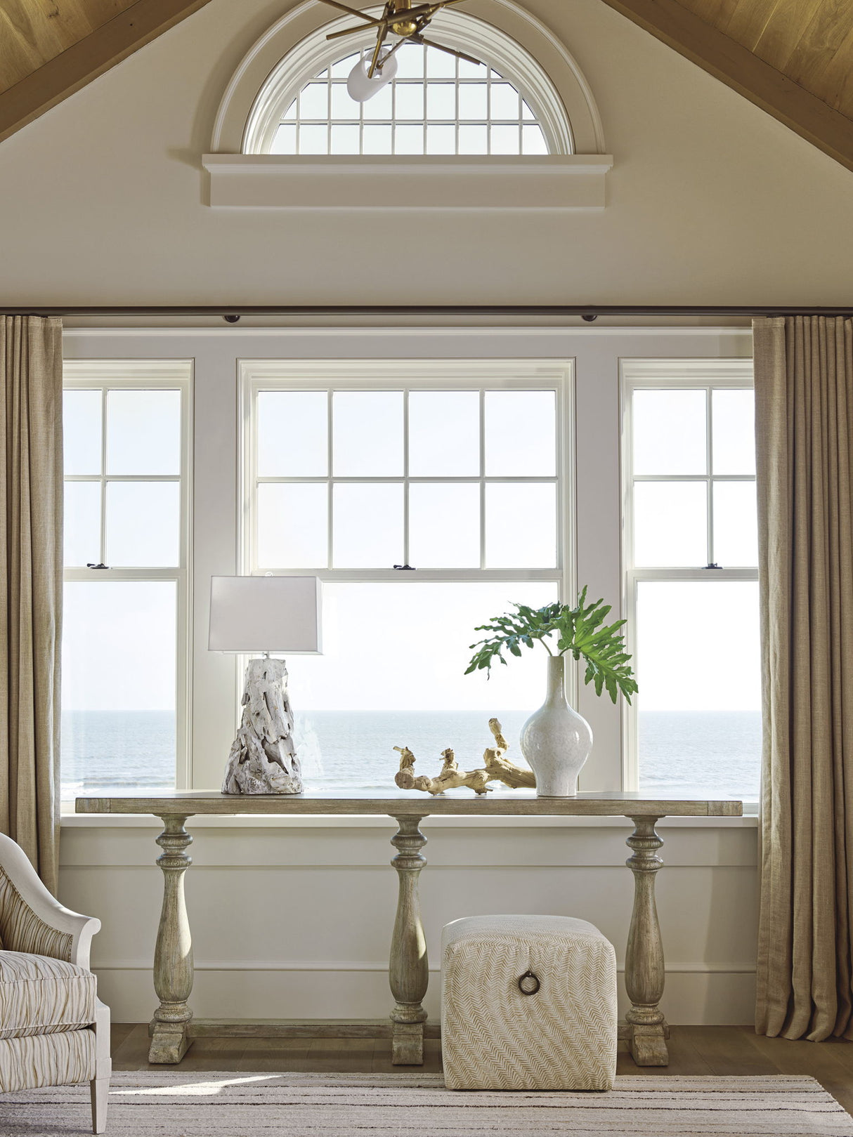 Ocean Breeze - Jupiter Ottoman